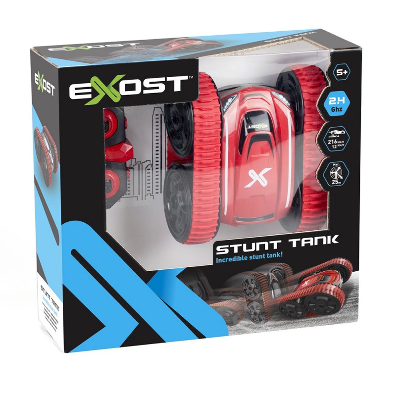 Exost Stunt Tank Τηλεκατευθυνόμενο Αυτοκίνητο Κόκκινο