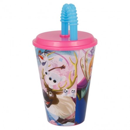 Disney Frozen Ποτήρι Με Καλαμάκι 430ml