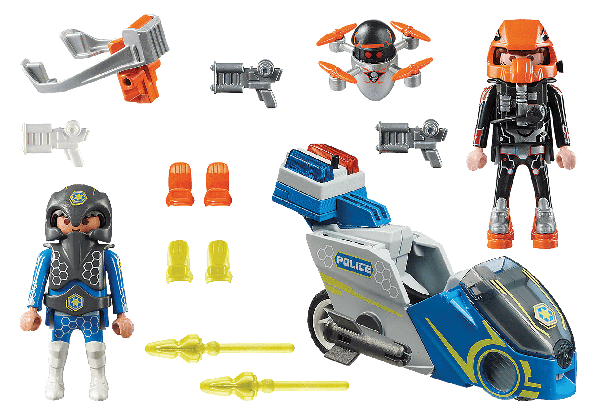 Playmobil Μοτοσικλέτα Galaxy Police