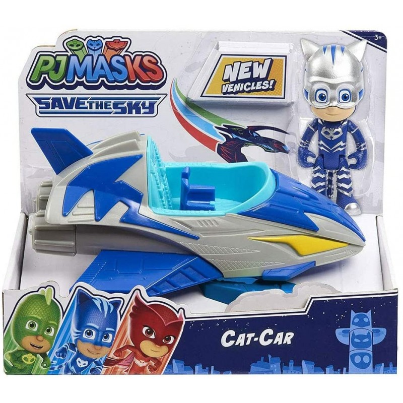 Pj Masks Save The Sky Ιπτάμενο Όχημα Με Φιγούρα - 3 Σχέδια (PJMC1000)