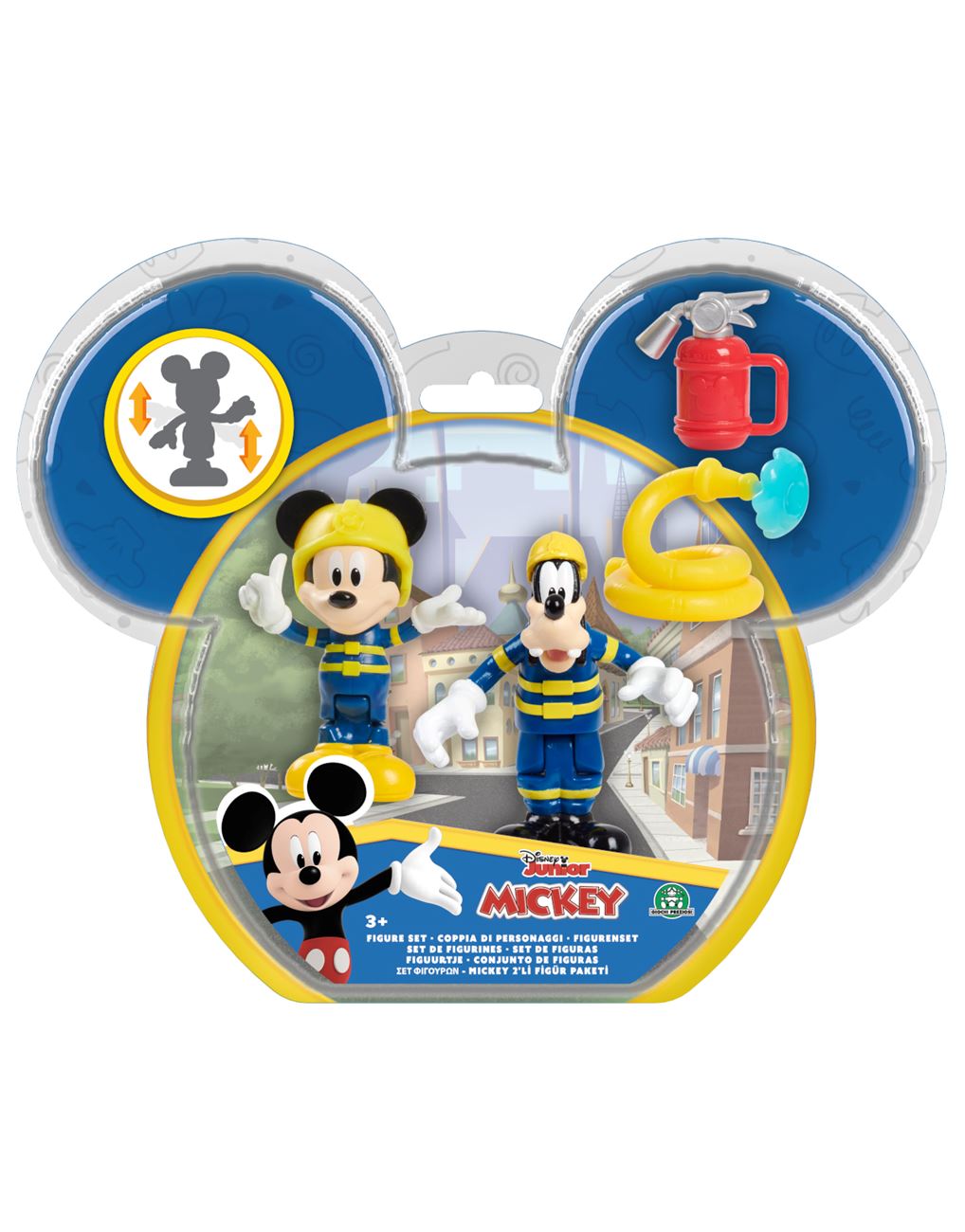 Mickey Φιγούρες Με Αρθρώσεις 7,5εκ. 2 pack (3 σχέδια)