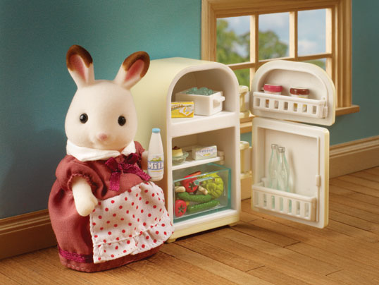 Sylvanian Families: Chocolate Rabbit Mother Set (Fridge)