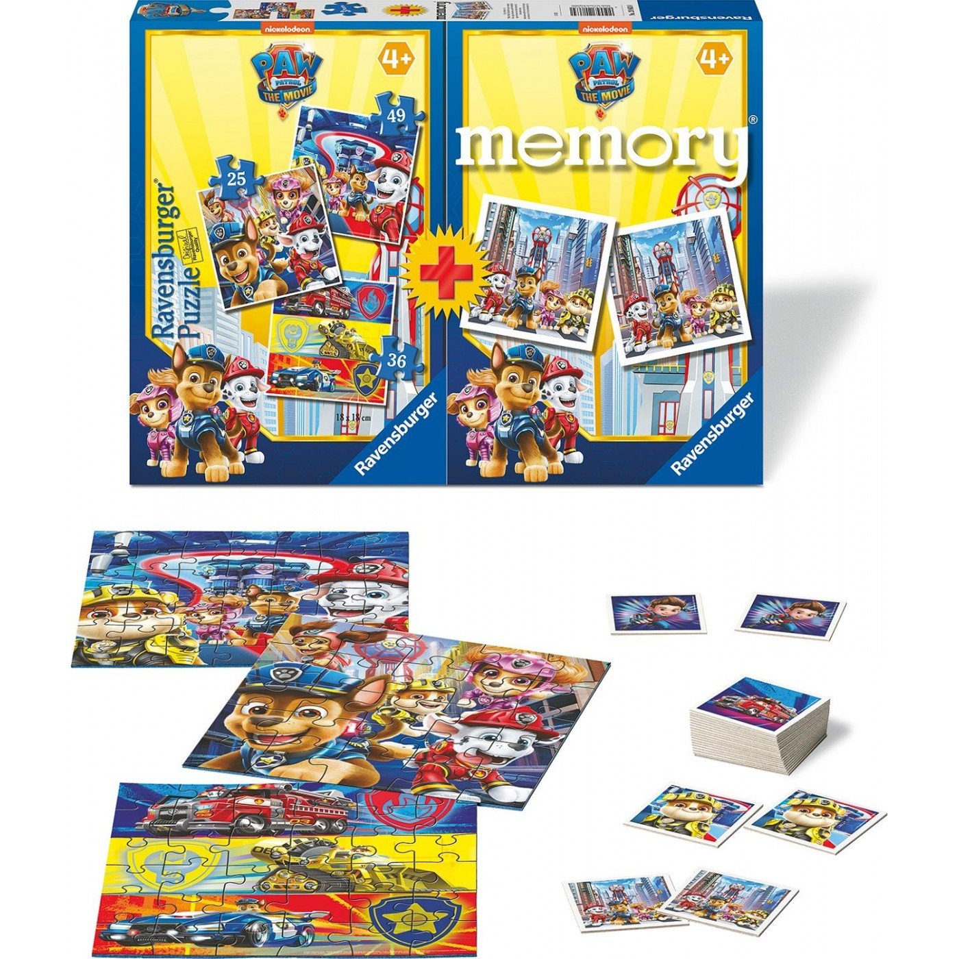 Ravensburger Memory Παζλ Paw Patrol + 3 (20863)