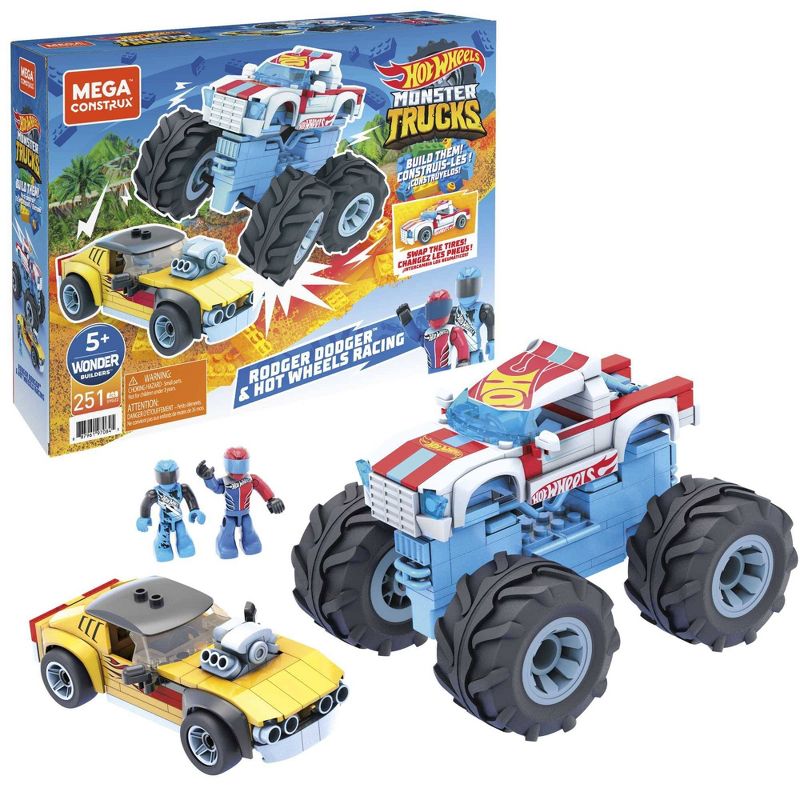 Mattel Mega Bloks - Rodger Dodger & Hot Wheels Racing Οχήματα 251 Τμχ. (Gyg22)