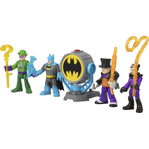 Fisher-Price Imaginext - Bat-Tech Bat-Signal Φιγούρες Σετ Των 4 (HFD470)