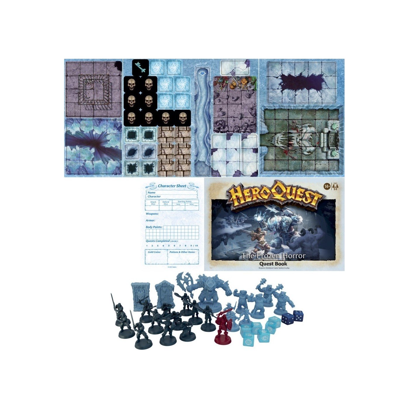 Hasbro Avalon Hill Heroquest The Frozen Horror (F5815UU0)