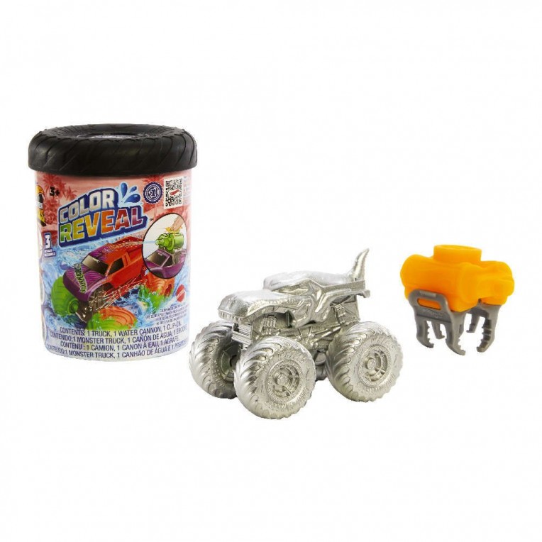 Hot Wheels Monster Trucks Color Reveal Όχημα (HJF39)