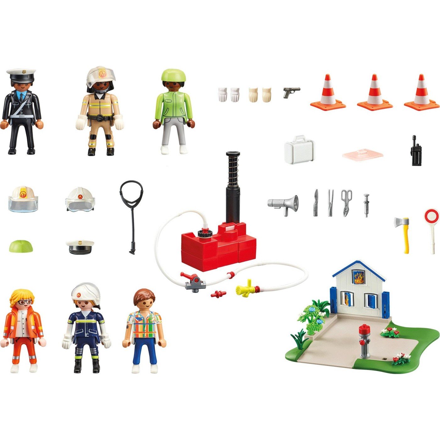 Playmobil My Figures: Πυροσβεστική Διάσωση (70980)