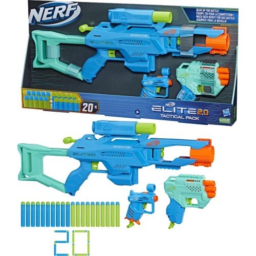 Hasbro Nerf Εκτοξευτής Elite 2.0 Tactical Pack (F6146)