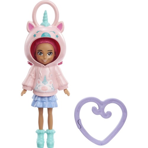 Mattel Polly Pocket Κούκλα Με Φουτεράκι Unicorn (HKV98/HKW02)