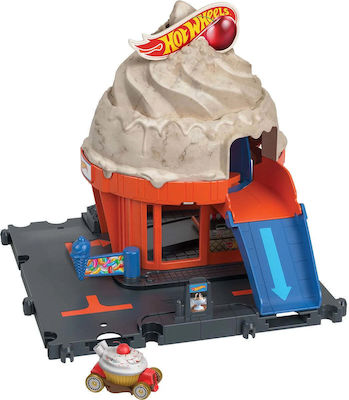 Mattel Hot Wheels City Πίστα Downtown Ice Cream Swirl (HDR24/HKX38)