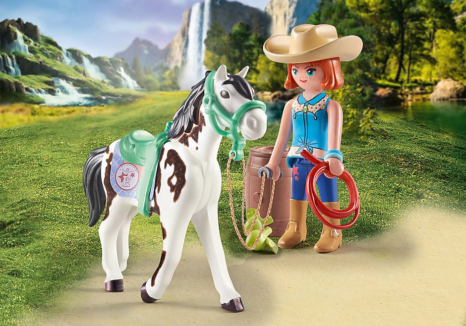 Playmobil Horses of Waterfall Η Ellie με το άλογo Sawdust (71358)