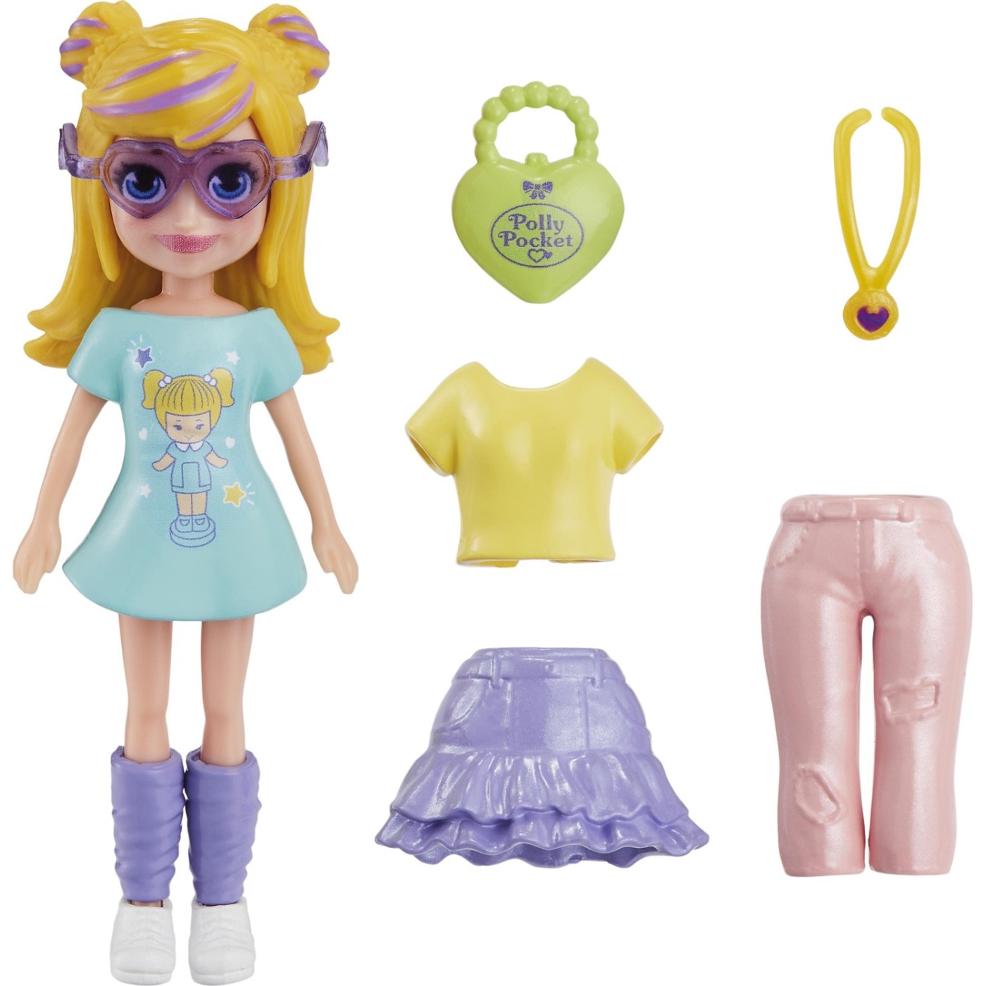 Mattel Polly Pocket Κούκλα με Αξεσουάρ Mini Pack Ξανθά Μαλλιά (HNF50/HKV83)