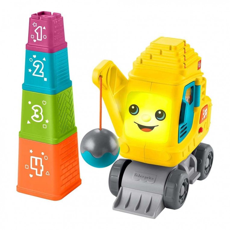 Fisher Price Εκπαιδευτικός Γερανός Με Κύβους (HWY62)