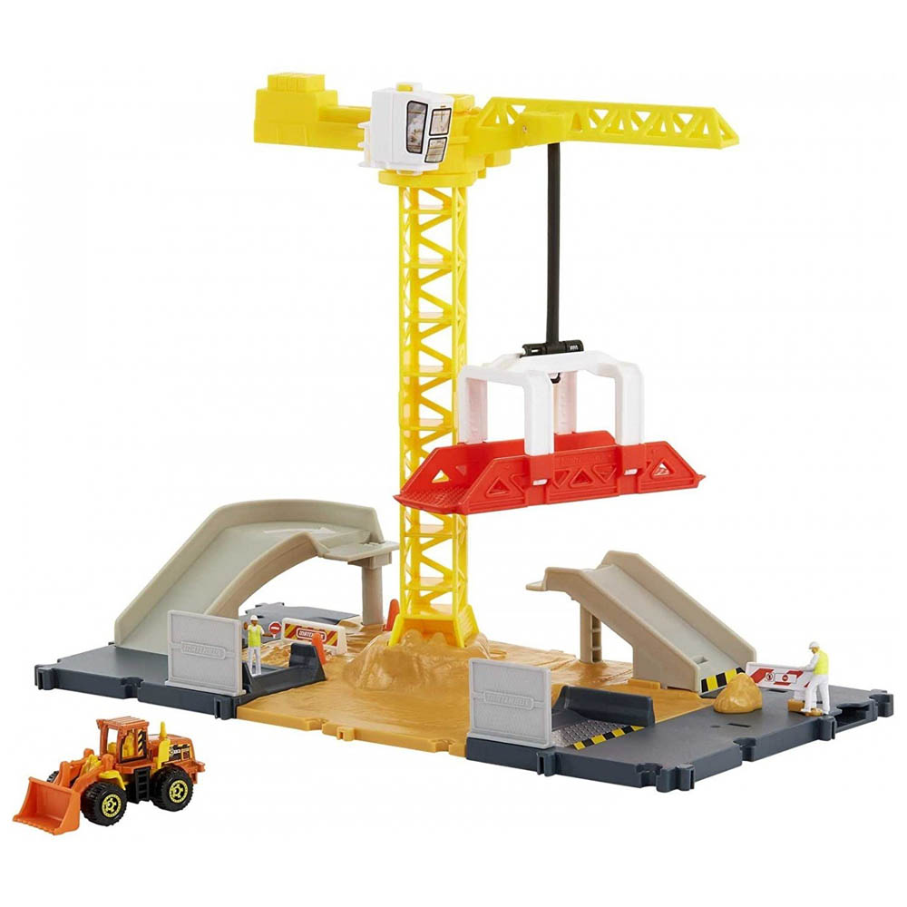 Matchbox Πίστα Μικρά Σετ Δράσης Construction Site (GVY82/HDL33)