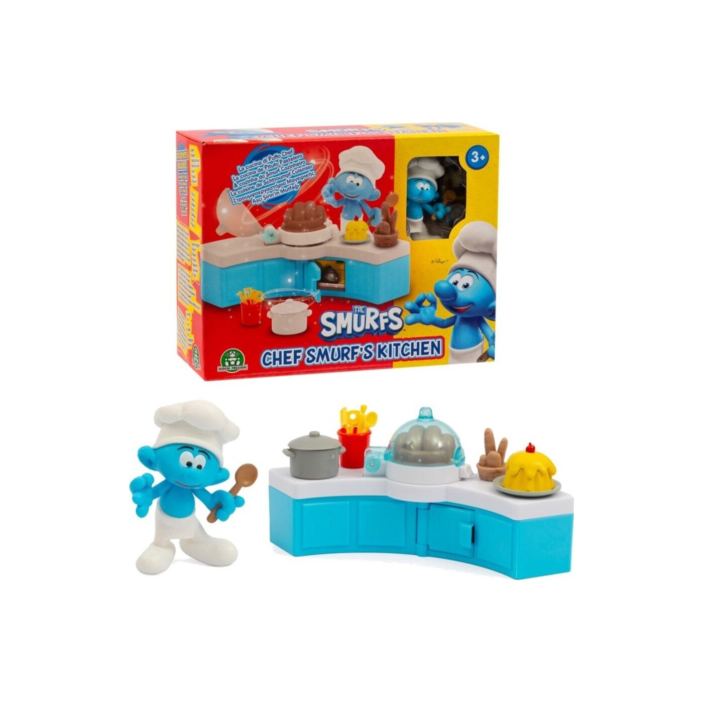 Giochi Preziosi The Smurfs Στρουμφάκια Μίνι Σετ Παιχνιδιού Με Φιγούρα Και Αξεσουάρ - 2 Σχέδια (PUF18000)