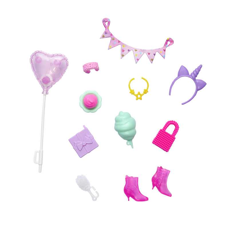 Mattel Barbie Αξεσουάρ Μόδας Birthday Party (GWC28/HWV73)