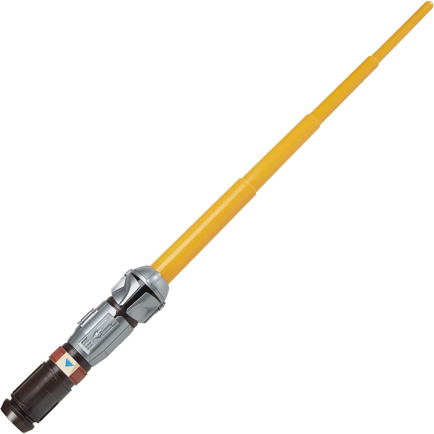 Hasbro Star Wars Lightsaber Squad The Mandalorian Extendable Orange Lightsaber Mando (F1037/F1043)