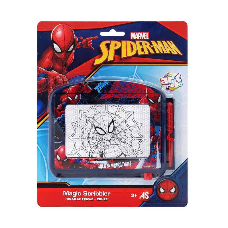 Art Greco Magic Scribbler Πίνακας Γράψε Σβήσε Spiderman Travel