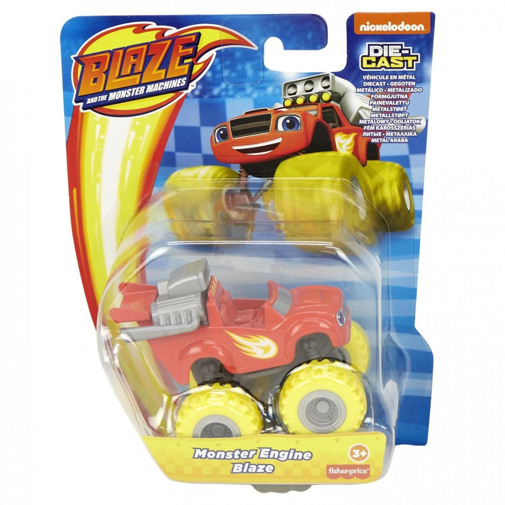 Fisher-Price Blaze Οχήματα Die Cast – Monster Engine Blaze (CGF20/GWX77)