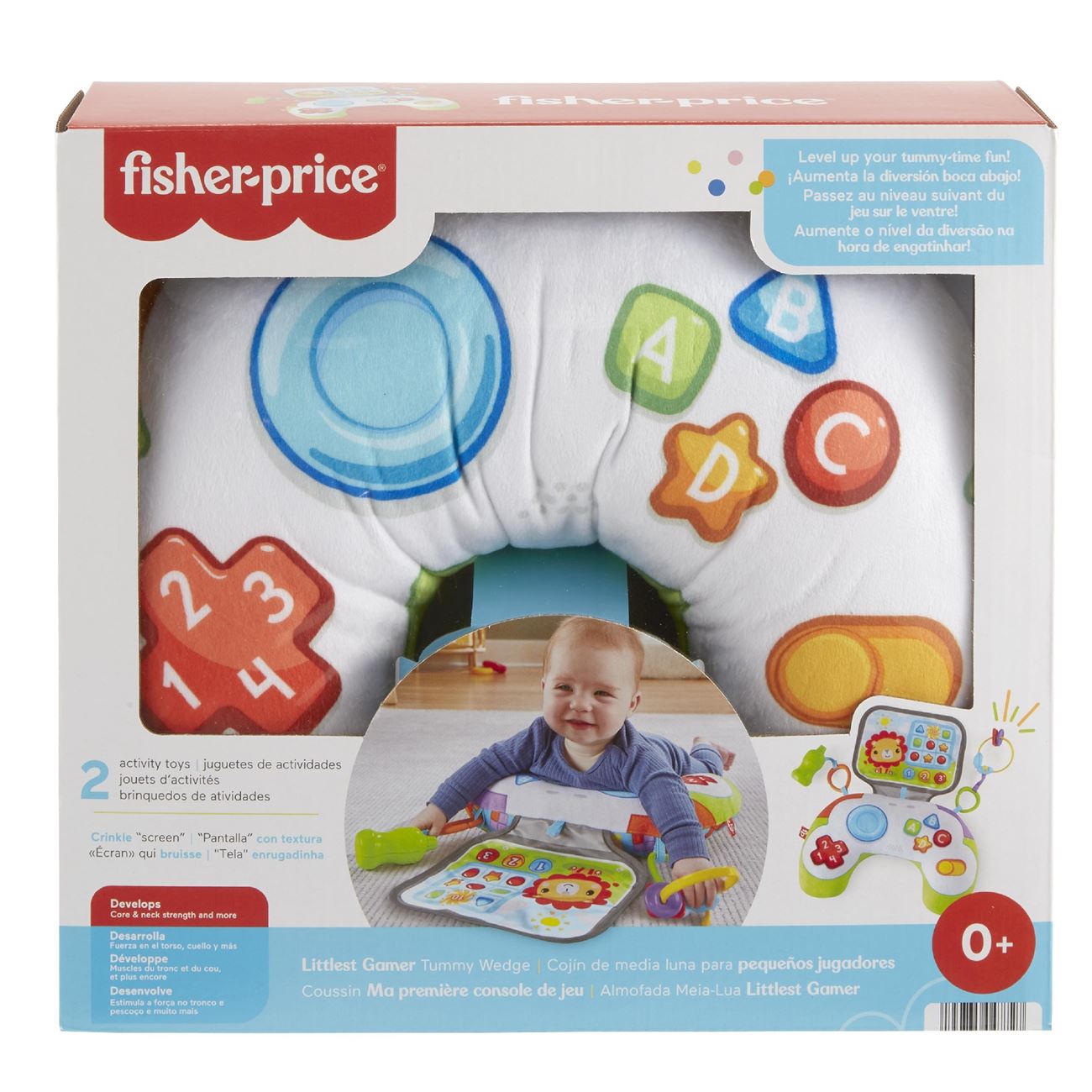 Fisher-Price Μαξιλάρι Δραστηριοτήτων Με Κονσόλα Παιχνιδιού (HGB89)