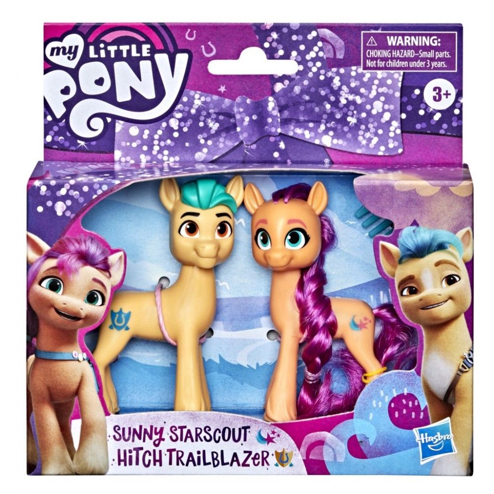 Hasbro My Little Pony Movie Fun Friends Sunny Starscout-Hitch Trailblaizer (F3780/F3800)