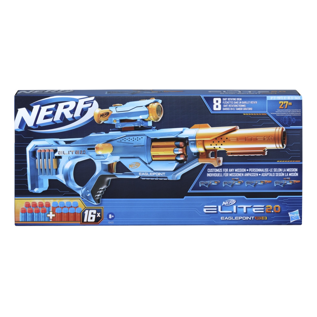 Hasbro Nerf Elite 2.0 Eaglepoint Rd-8 Με 16 Βελάκια (F0423)