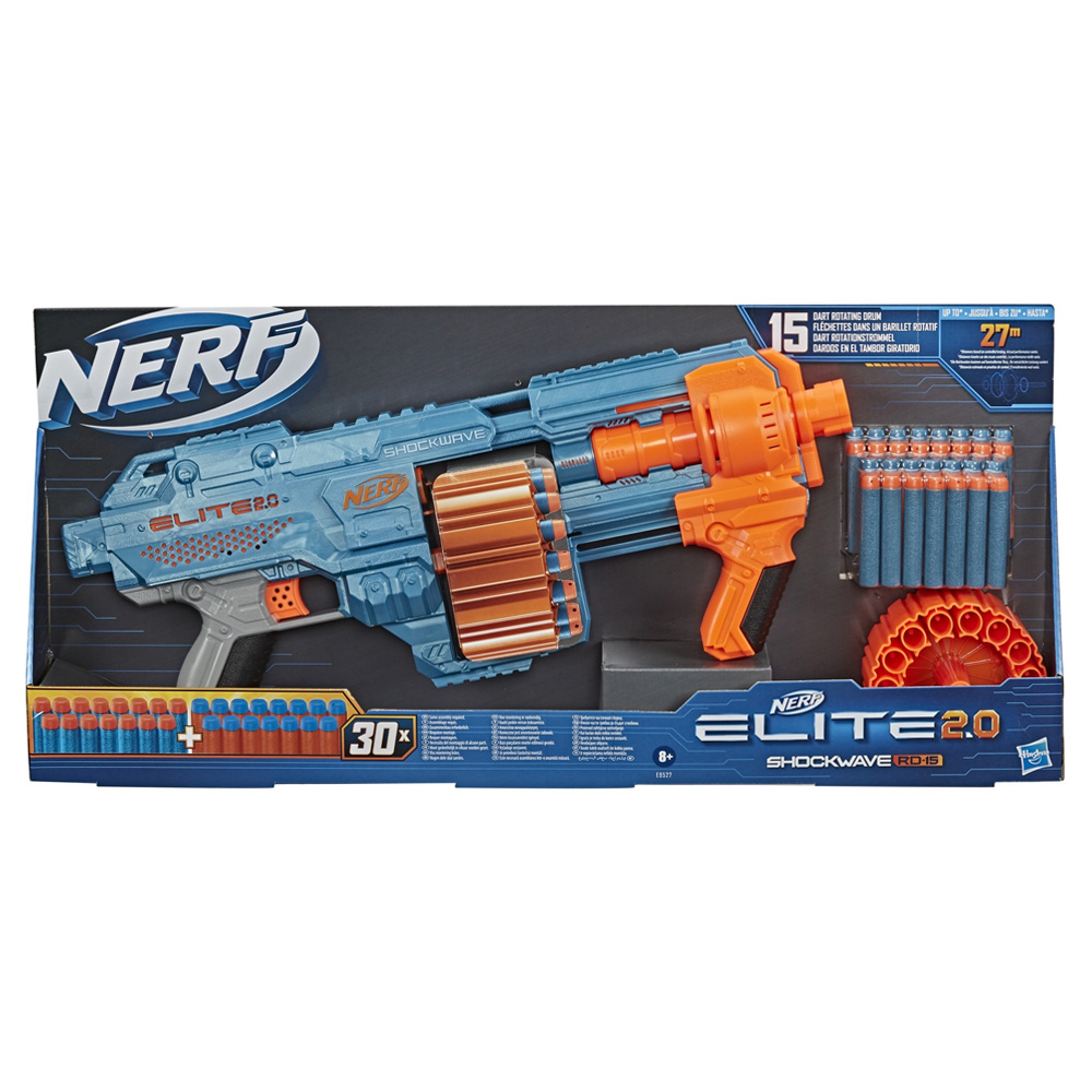 Hasbro Nerf Elite 2.0 Shockwave RD 15 (E9527EU4)