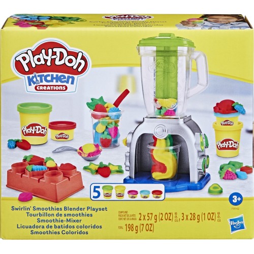 Hasbro Playdoh Swirlin Smoothies Toy Blender Σετ (F9142)