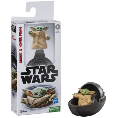 Hasbro Star Wars 15cm Φιγούρα Δράσης Grogu And Hover Pram (F5823/F5825)