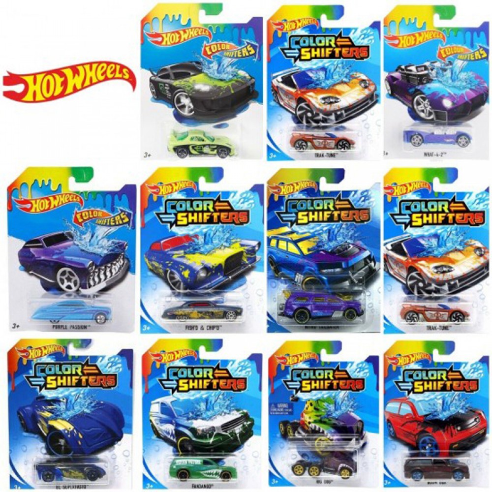 Hot Wheels Color Changers Χρωμοκεραυνοί - 7 Σχέδια 1 Τεμάχιο Mattel (BHR15)