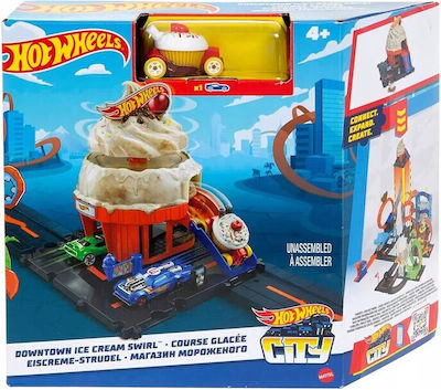 Mattel Hot Wheels City Πίστα Downtown Ice Cream Swirl (HDR24/HKX38)