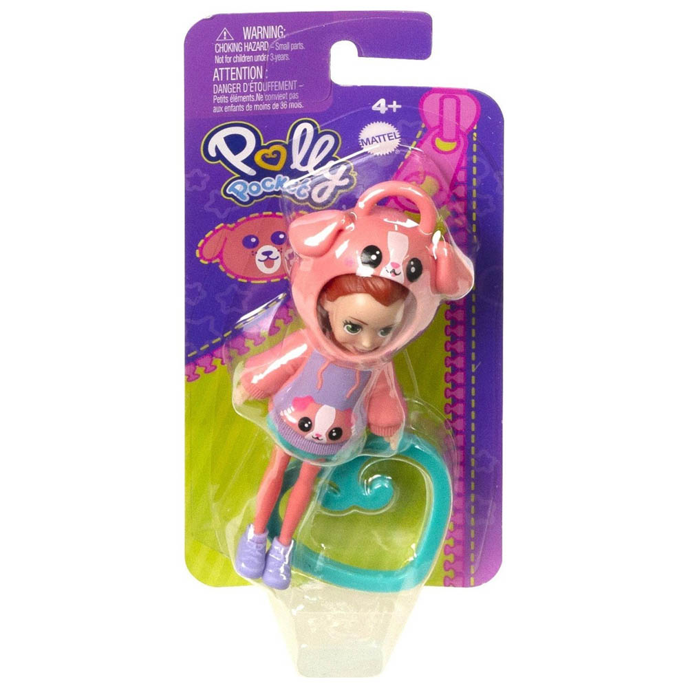 Mattel Polly Pocket Κούκλα Με Φουτεράκι Puppy (HKV98/HKW01)