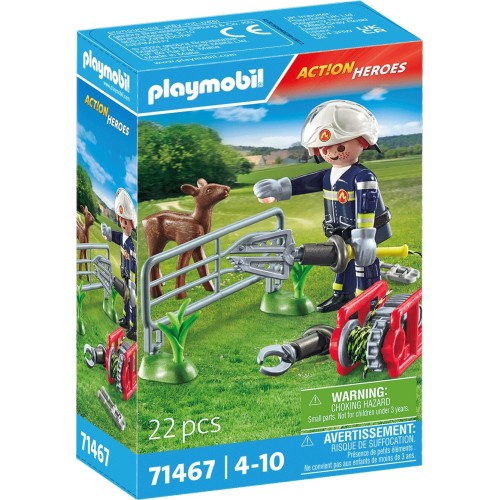 Playmobil Action Heroes - Επιχείρηση Διάσωσης Ζώου (71467)