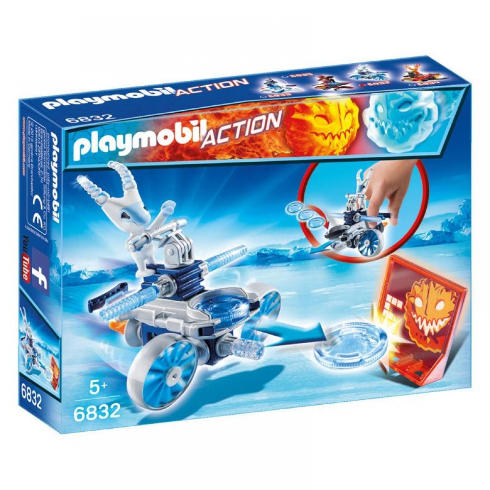 Playmobil Action Icefighter Με Εκτοξευτή Δίσκων (6832)