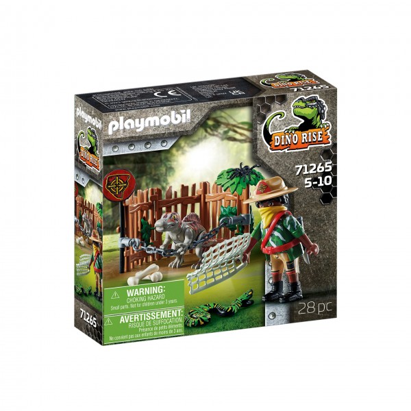 Playmobil Dino Rise Μωρό Σπινόσαυρος και Λαθροκυνηγός (71265)