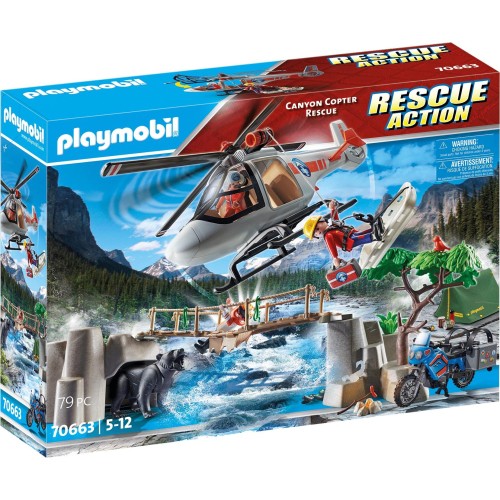 Playmobil Επιχείρηση Διάσωσης Μοτοσικλετιστή Στο Βουνό (70663)