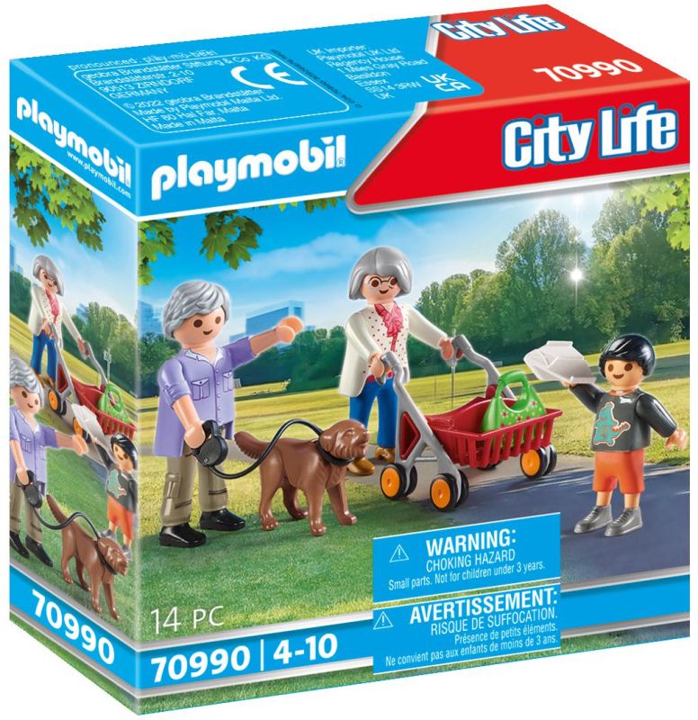 Playmobil Παππούς Και Γιαγιά Με Εγγονάκι (70990)