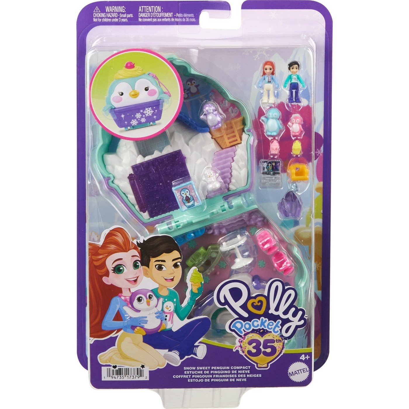 Polly Mini Ο Κόσμος της Polly Σετάκι Πιγκουινάκι Mattel (FRY35/HRD34)