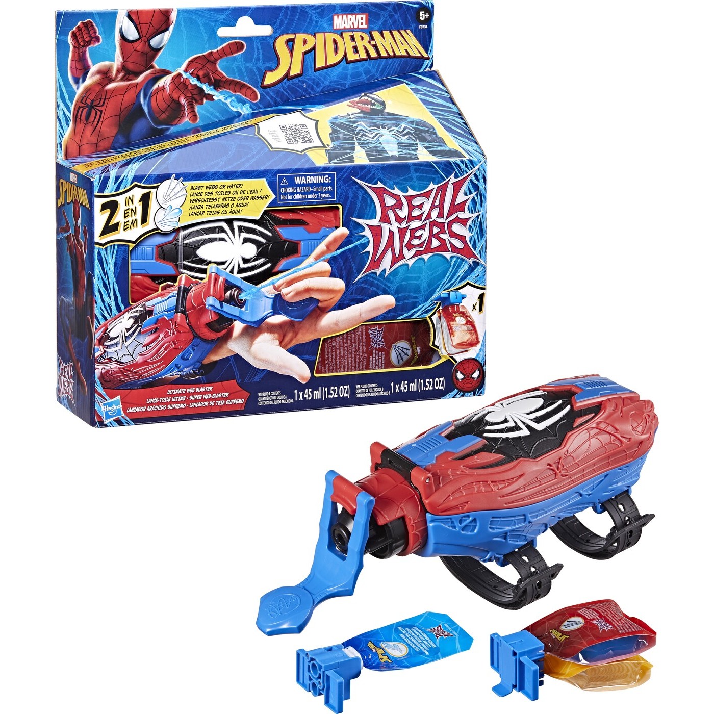 Spider-Man Real Webs Ultimate Web Blaster (F8734)