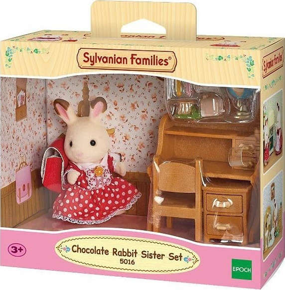 Sylvanian Families: Chocolate Rabbit Sister Set (Desk)